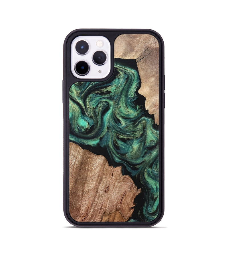 iPhone 11 Pro Wood Phone Case - Bryant (Green, 820149)