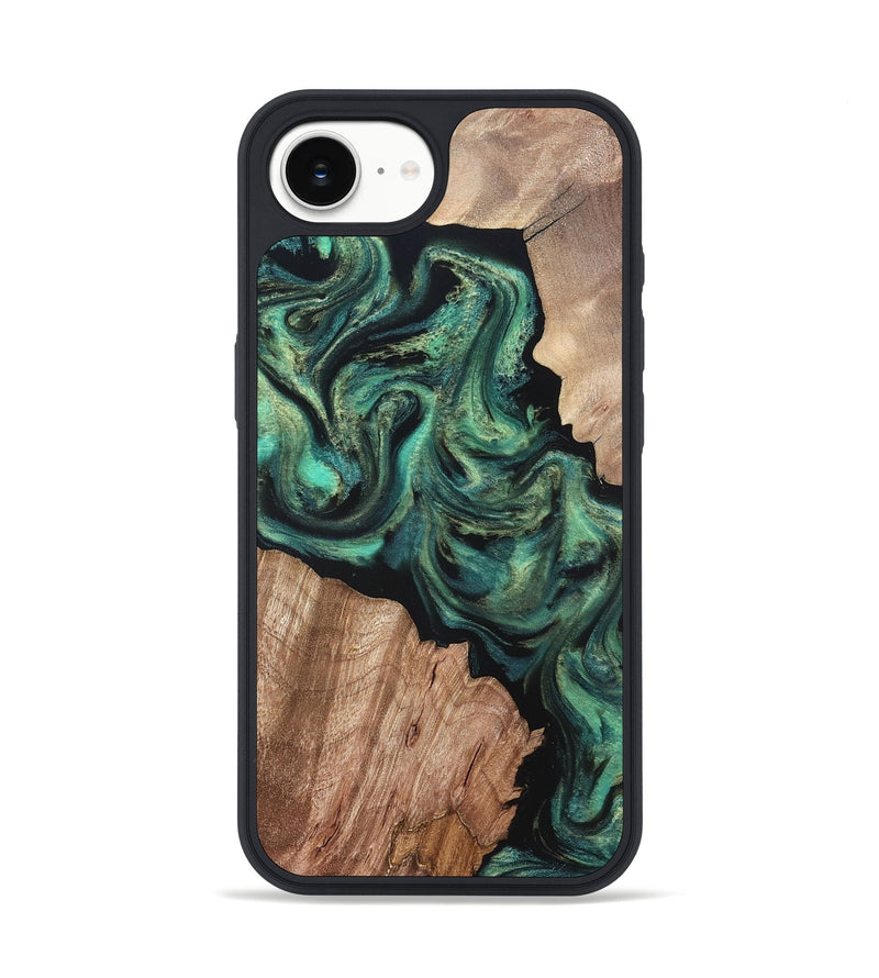 iPhone 17e Wood Phone Case - Bryant (Green, 820149)