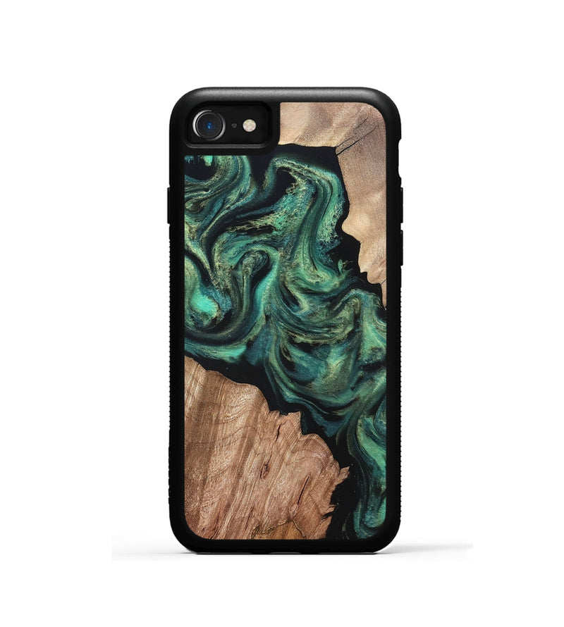 iPhone SE Wood Phone Case - Bryant (Green, 820149)