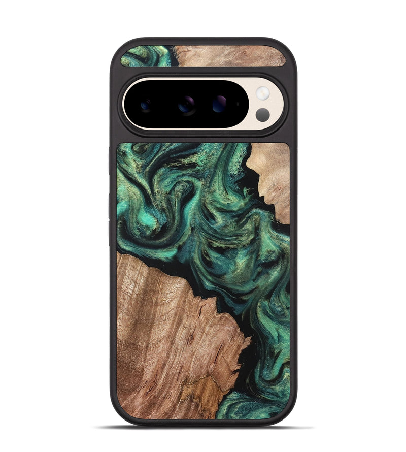 Pixel 10 Wood Phone Case - Bryant (Green, 820149)