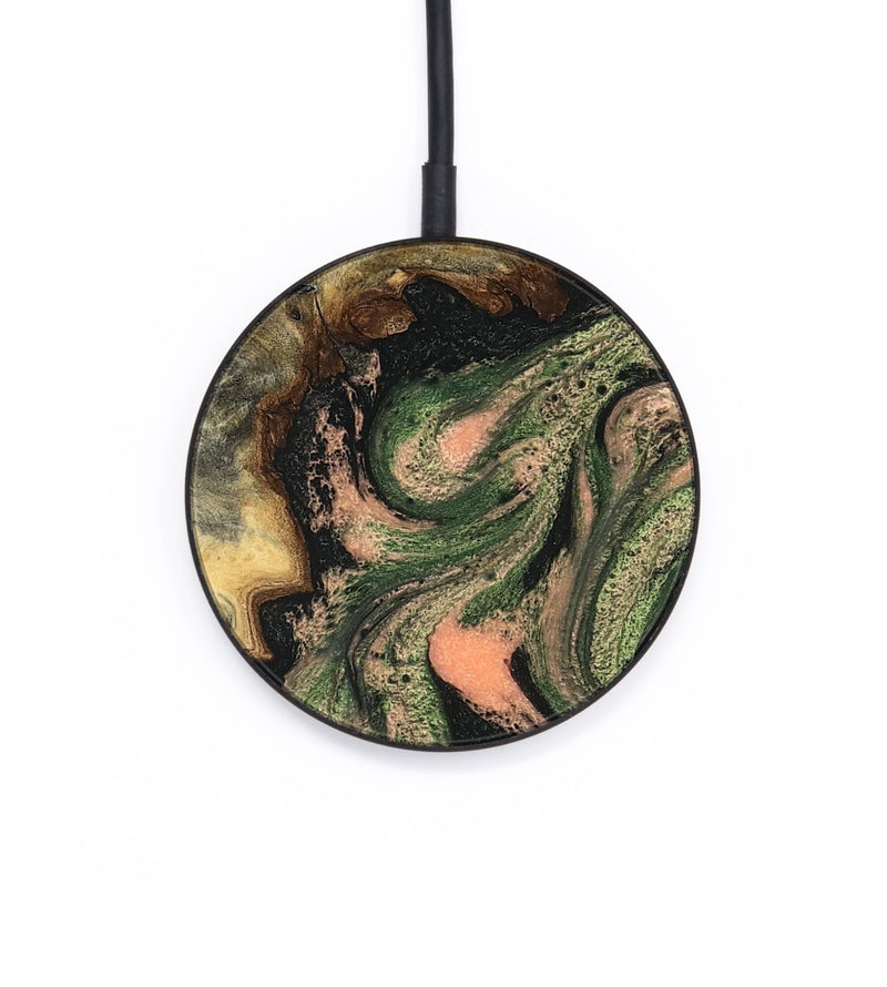 Circle Wood Wireless Charger - Tyree (Green, 820151)