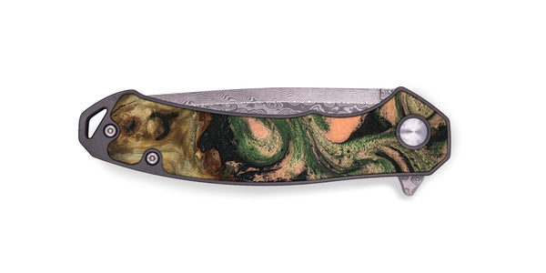 EDC Wood Pocket Knife - Tyree (Green, 820151)