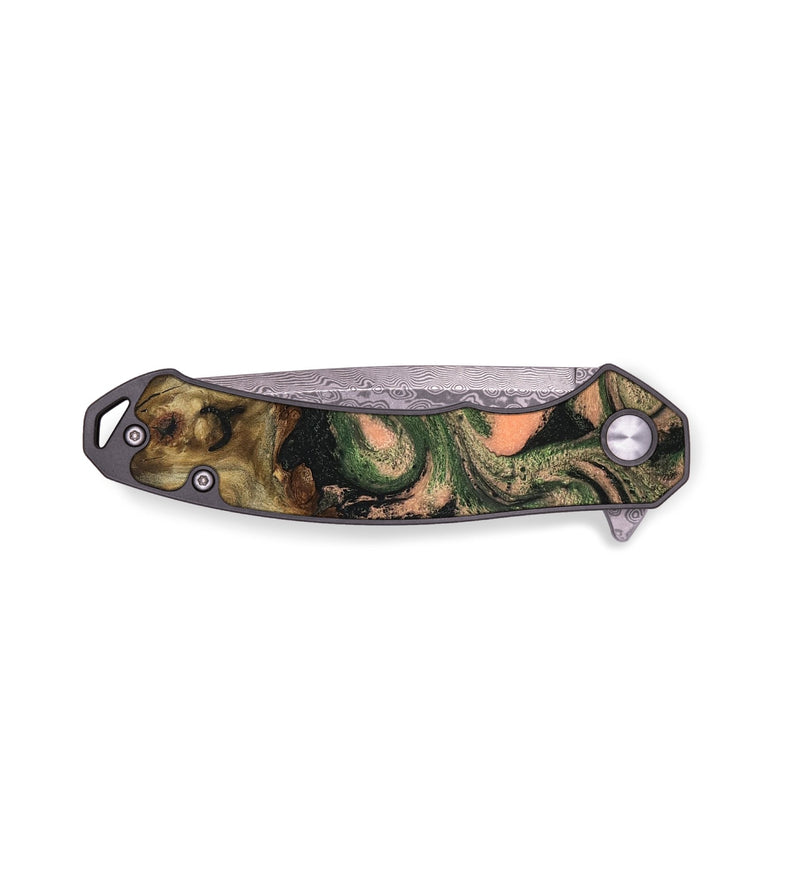 EDC Wood Pocket Knife - Tyree (Green, 820151)