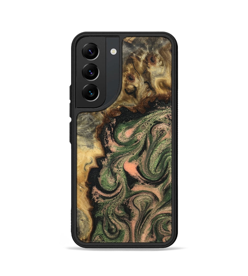 Galaxy S22 Wood Phone Case - Tyree (Green, 820151)