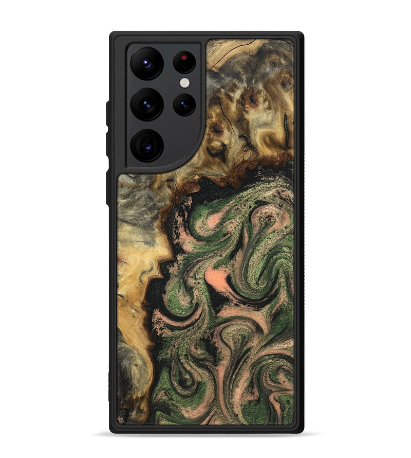 Galaxy S22 Ultra Wood Phone Case - Tyree (Green, 820151)