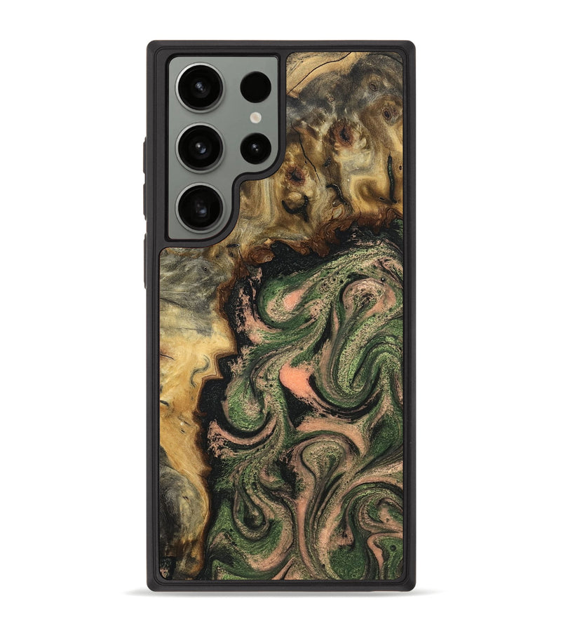 Galaxy S23 Ultra Wood Phone Case - Tyree (Green, 820151)