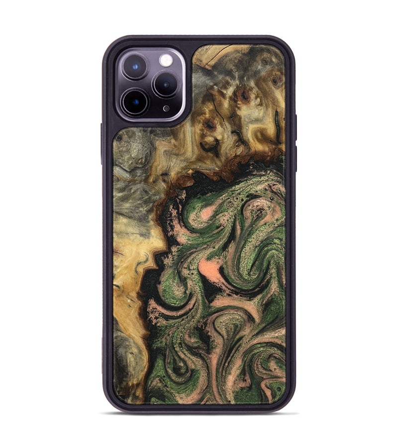 iPhone 11 Pro Max Wood Phone Case - Tyree (Green, 820151)