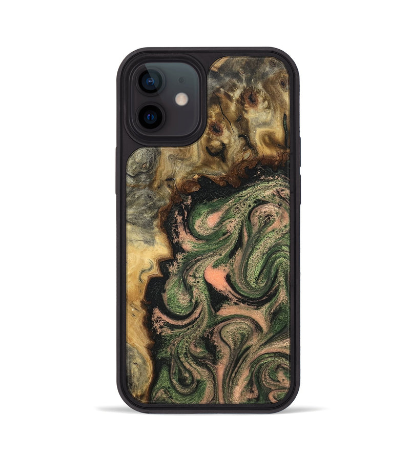 iPhone 12 Wood Phone Case - Tyree (Green, 820151)