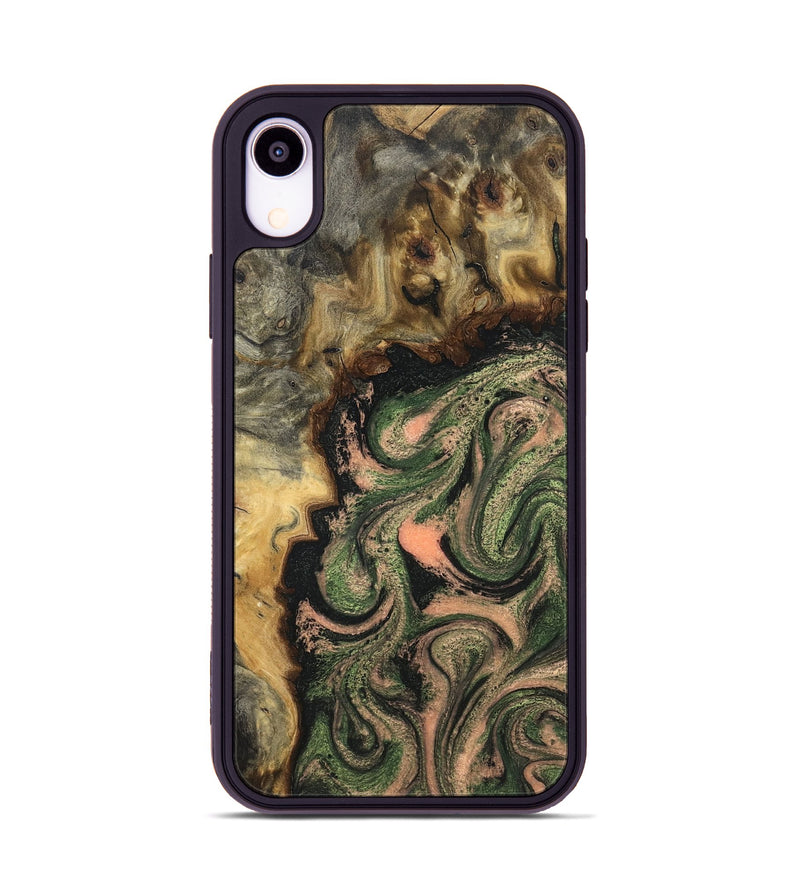 iPhone Xr Wood Phone Case - Tyree (Green, 820151)