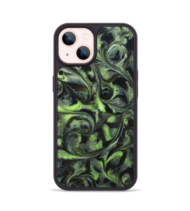 iPhone 14 ResinArt Phone Case - Buck (Green, 820152)