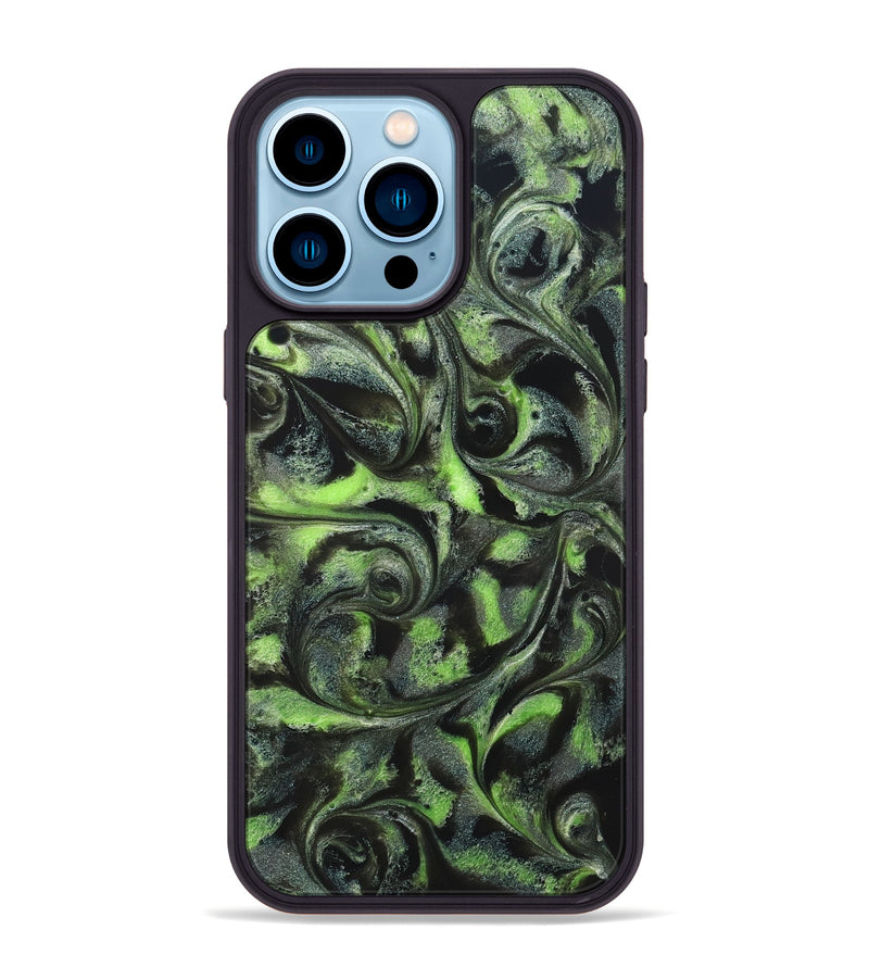 iPhone 14 Pro Max ResinArt Phone Case - Buck (Green, 820152)