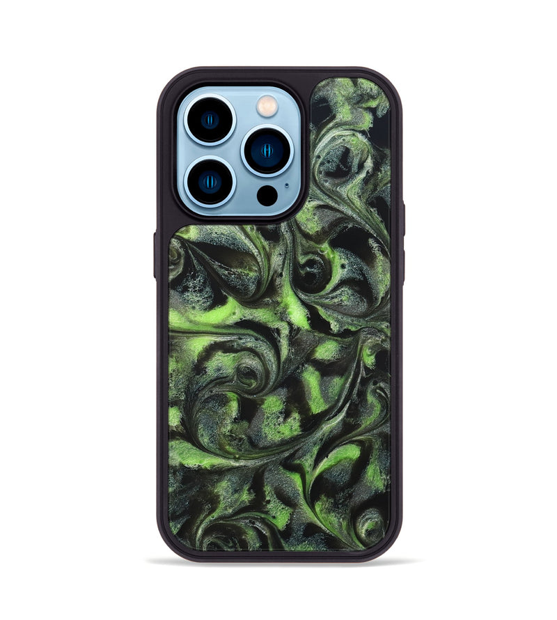 iPhone 14 Pro ResinArt Phone Case - Buck (Green, 820152)