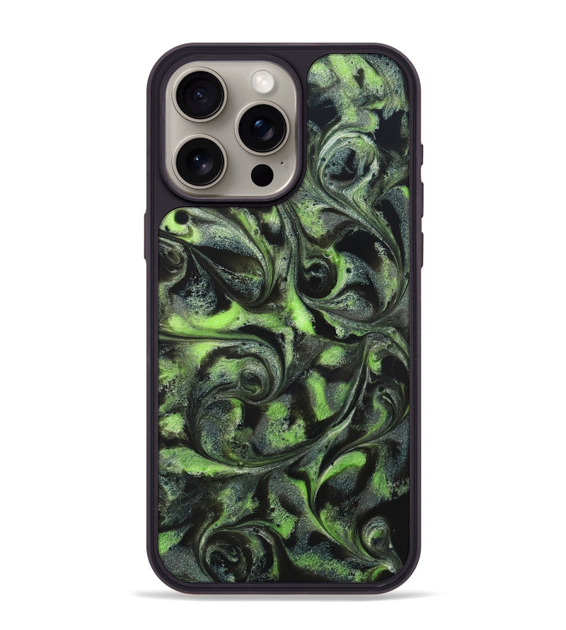 iPhone 15 Pro Max ResinArt Phone Case - Buck (Green, 820152)