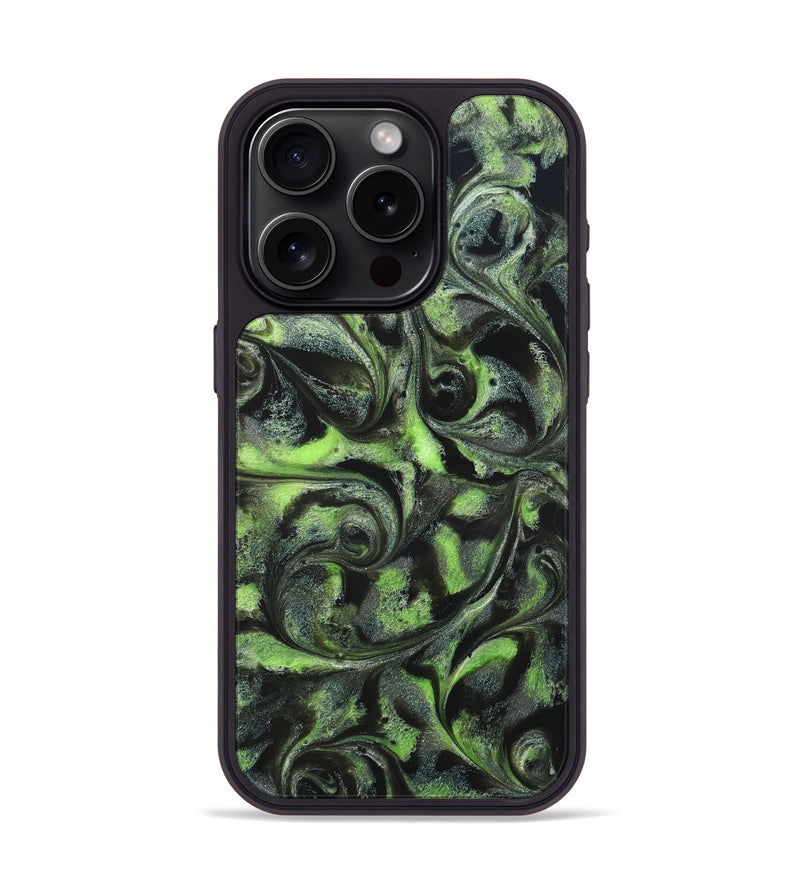 iPhone 15 Pro ResinArt Phone Case - Buck (Green, 820152)