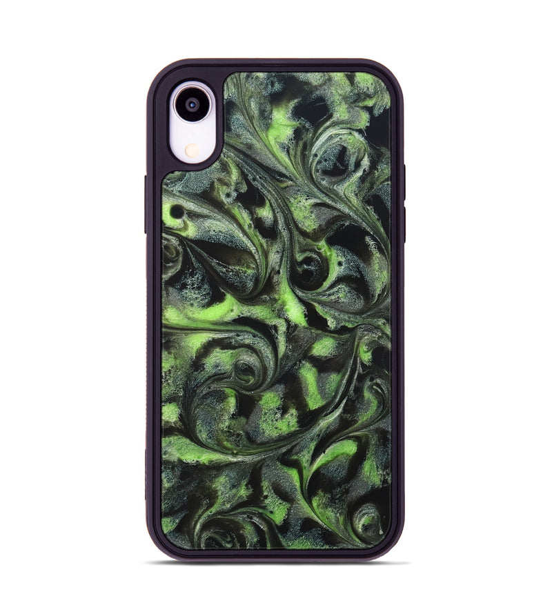 iPhone Xr ResinArt Phone Case - Buck (Green, 820152)