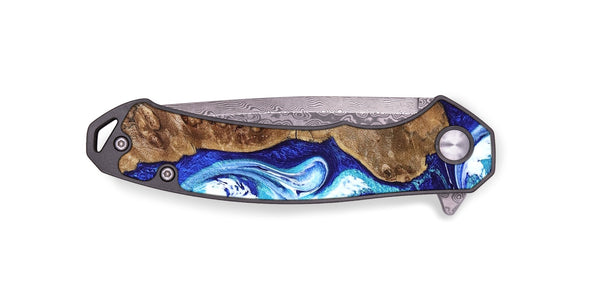 EDC Wood Pocket Knife - Janna (Blue, 820154)