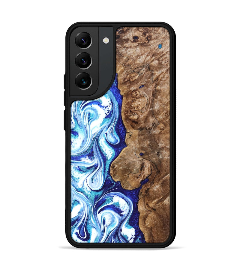Galaxy S22 Plus Wood Phone Case - Janna (Blue, 820154)