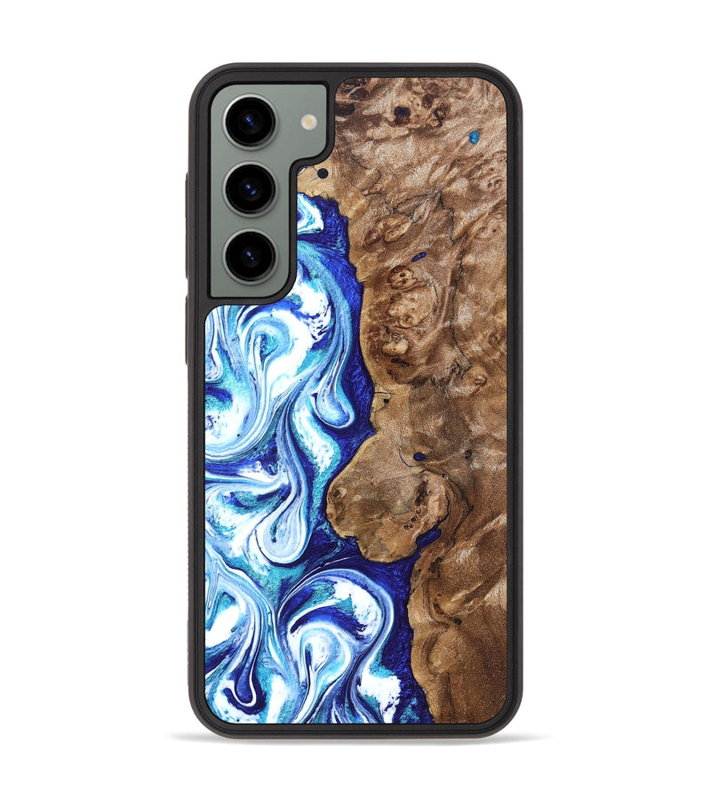 Galaxy S23 Plus Wood Phone Case - Janna (Blue, 820154)