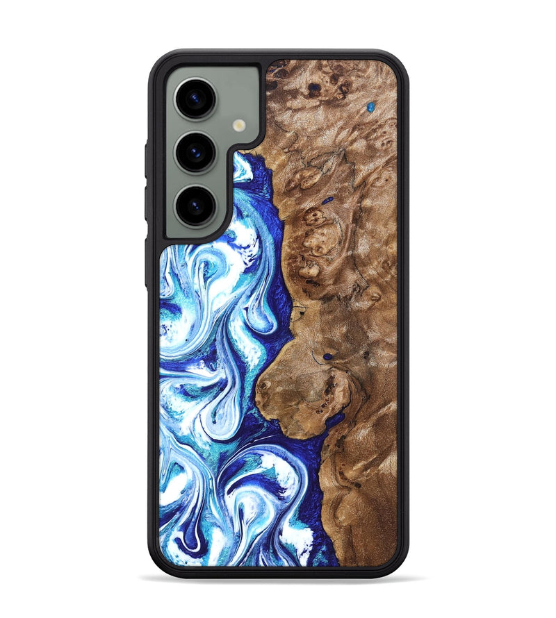 Galaxy S24 Plus Wood Phone Case - Janna (Blue, 820154)