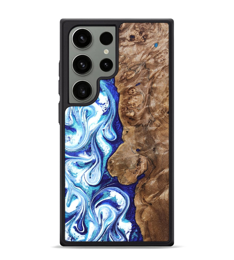 Galaxy S24 Ultra Wood Phone Case - Janna (Blue, 820154)