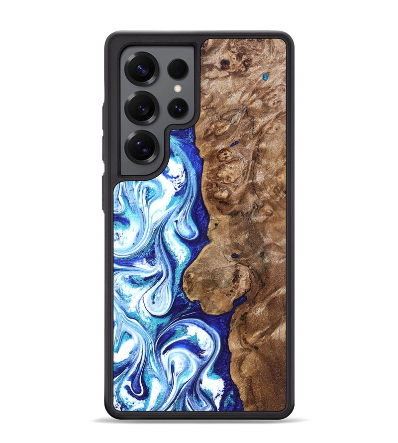 Galaxy S25 Ultra Wood Phone Case - Janna (Blue, 820154)