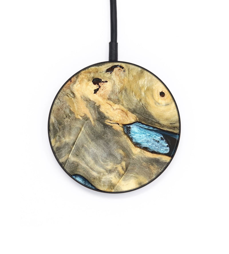 Circle Wood Wireless Charger - Syble (Blue, 820155)