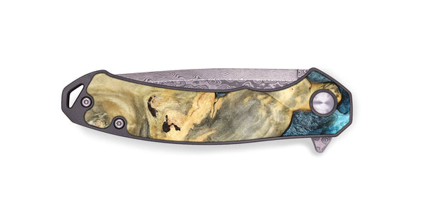EDC Wood Pocket Knife - Syble (Blue, 820155)