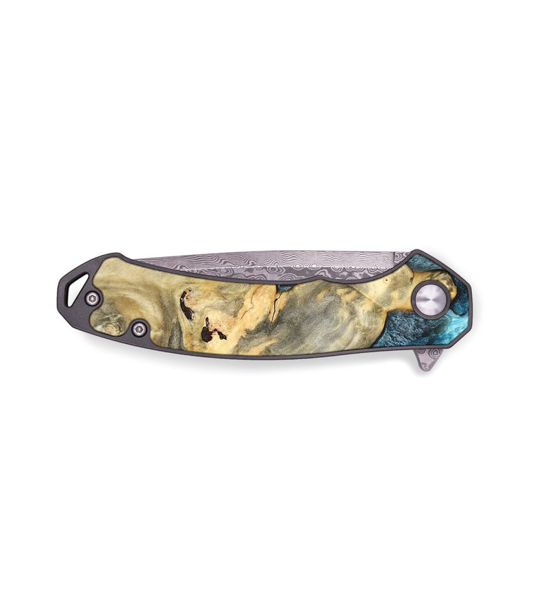 EDC Wood Pocket Knife - Syble (Blue, 820155)