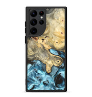 Galaxy S22 Ultra Wood Phone Case - Syble (Blue, 820155)