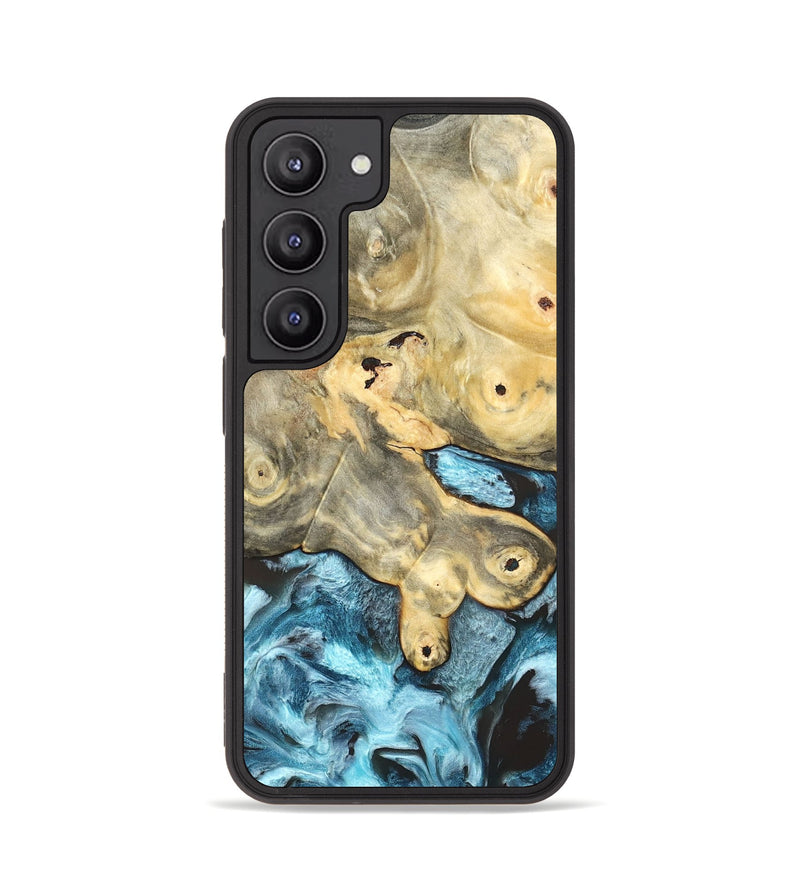 Galaxy S23 Wood Phone Case - Syble (Blue, 820155)