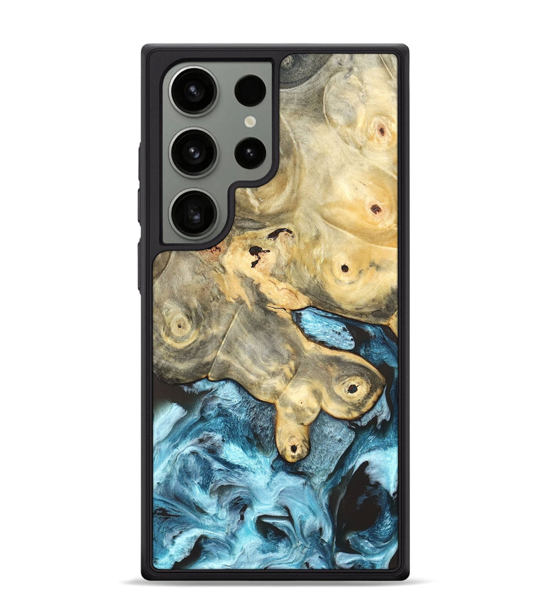 Galaxy S24 Ultra Wood Phone Case - Syble (Blue, 820155)