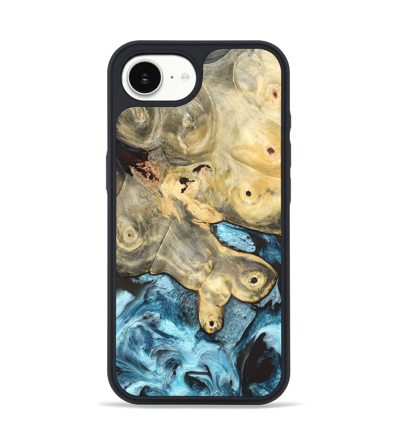 iPhone 17e Wood Phone Case - Syble (Blue, 820155)
