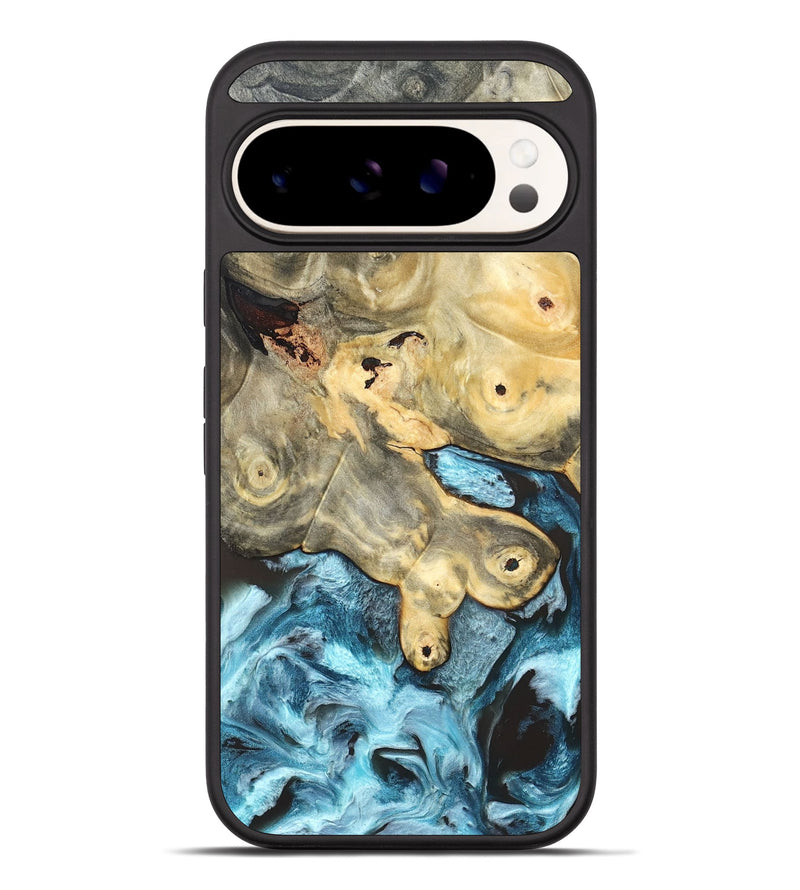Pixel 10 Pro XL Wood Phone Case - Syble (Blue, 820155)