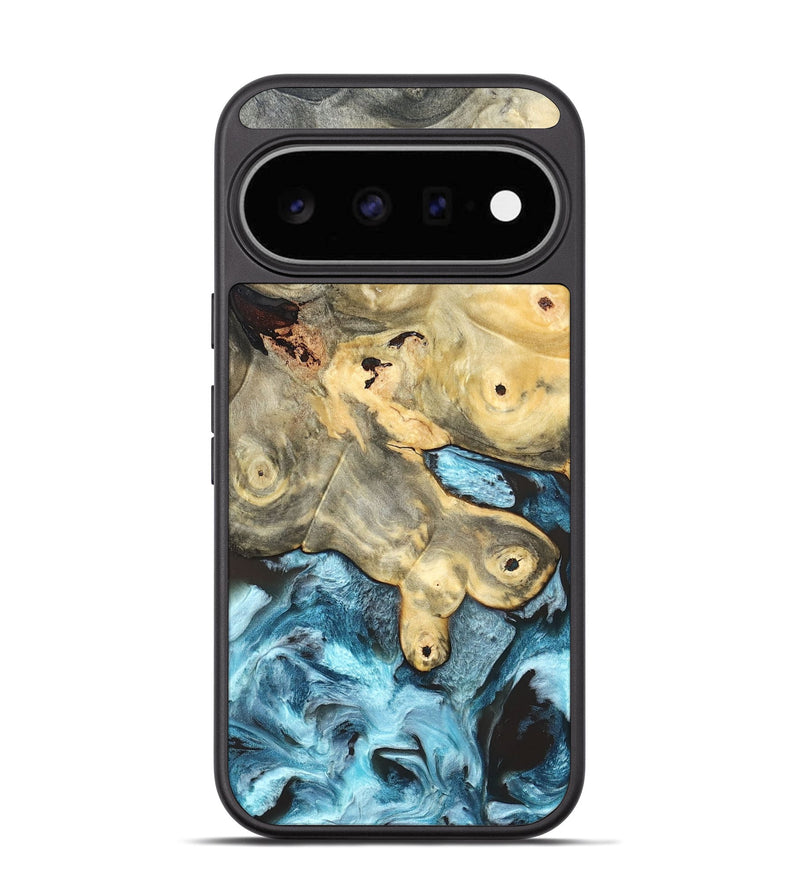 Pixel 11 Wood Phone Case - Syble (Blue, 820155)
