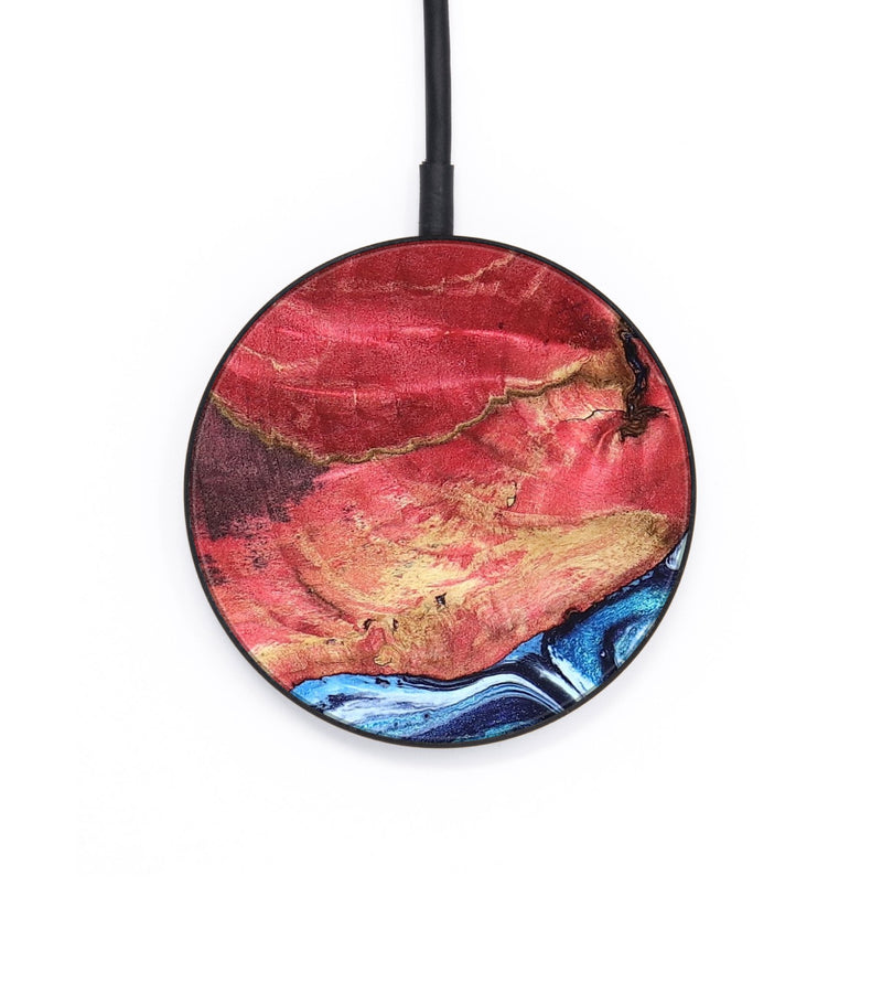 Circle Wood Wireless Charger - Aura (Blue, 820156)