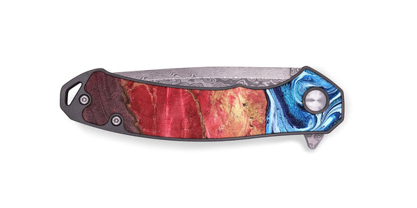 EDC Wood Pocket Knife - Aura (Blue, 820156)