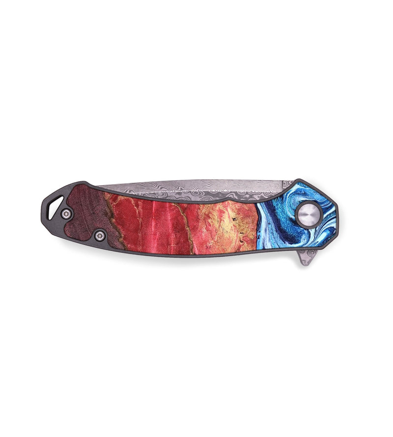 EDC Wood Pocket Knife - Aura (Blue, 820156)