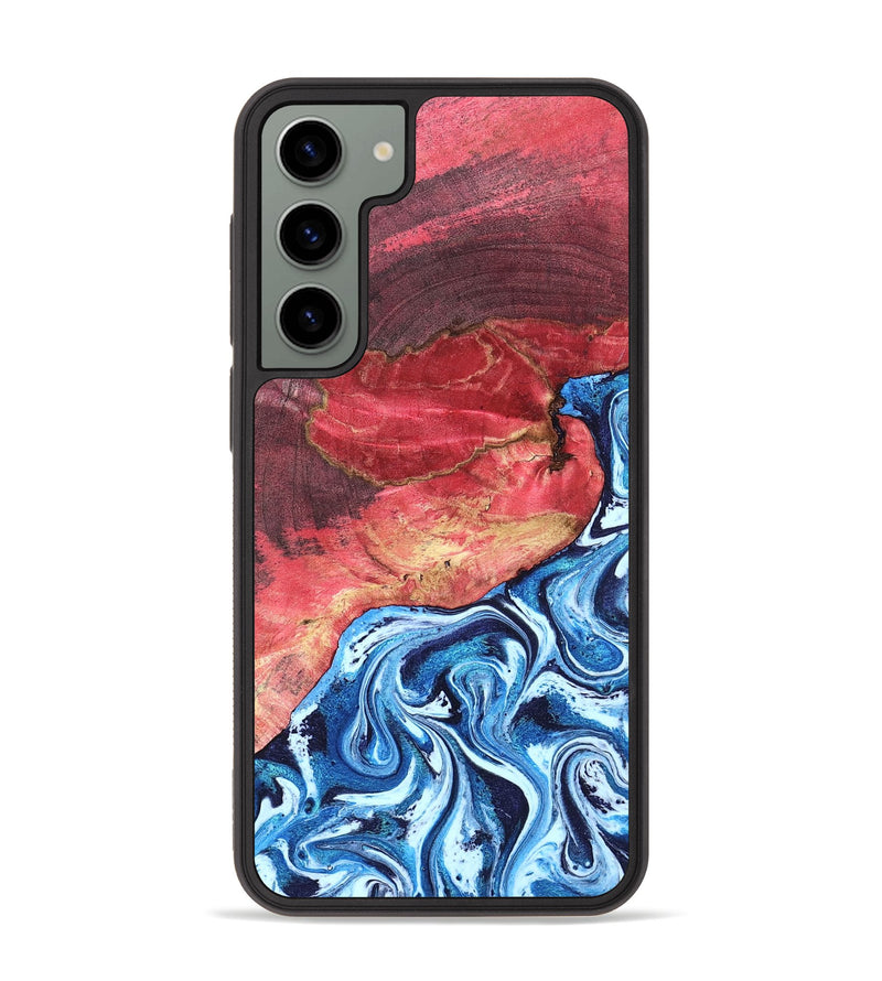 Galaxy S23 Plus Wood Phone Case - Aura (Blue, 820156)