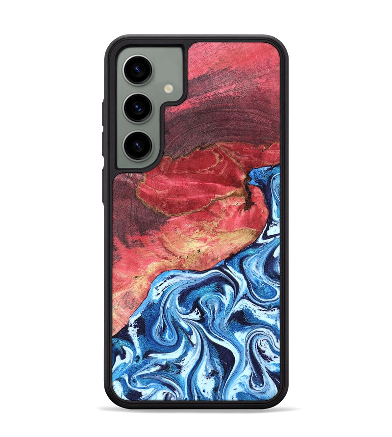 Galaxy S24 Plus Wood Phone Case - Aura (Blue, 820156)