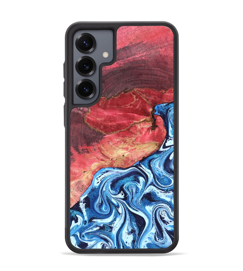 Galaxy S25 Plus Wood Phone Case - Aura (Blue, 820156)