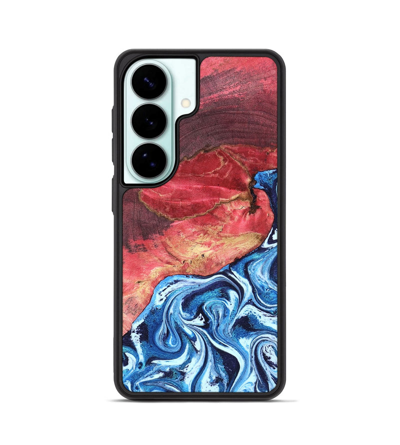 Galaxy S26 Wood Phone Case - Aura (Blue, 820156)
