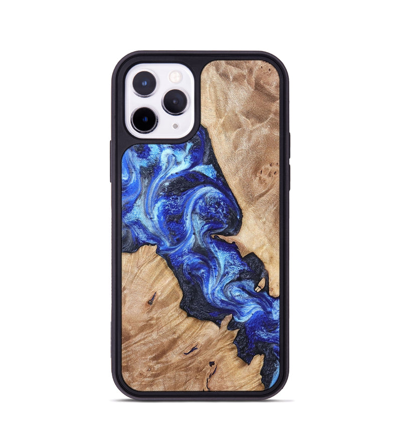 iPhone 11 Pro Wood Phone Case - Jenesis (Blue, 820157)