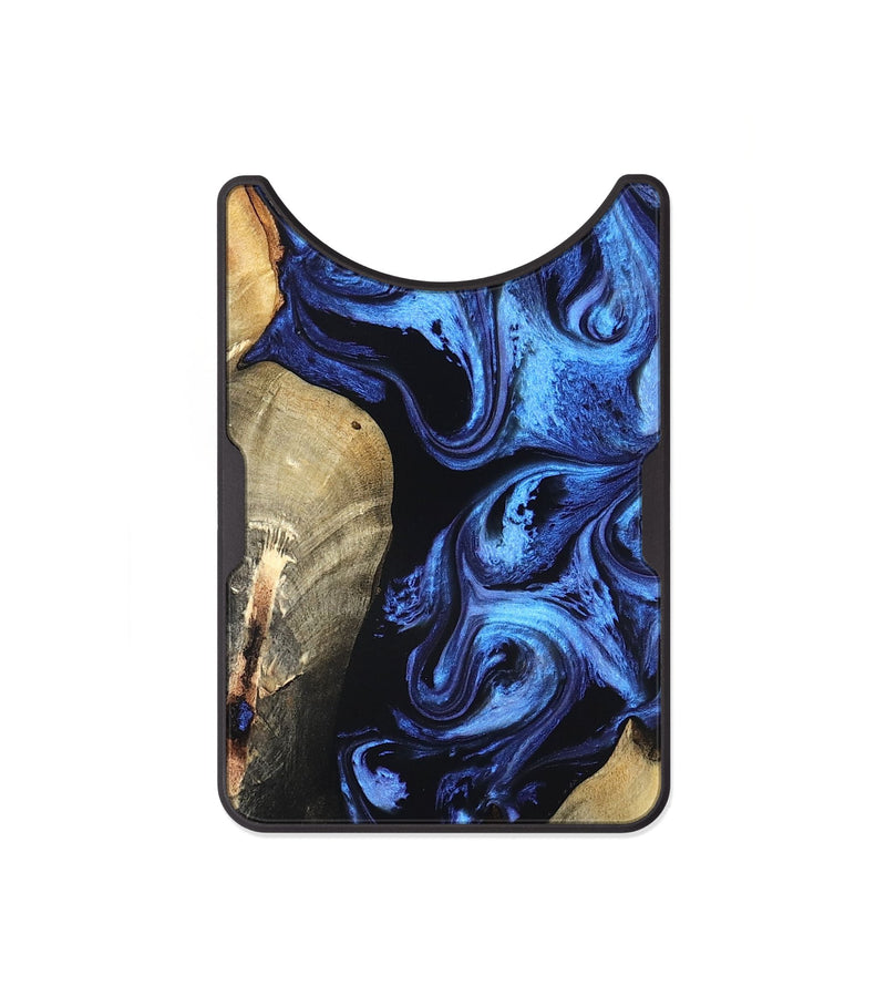 Alloy Wood Wallet - Jeana (Blue, 820158)