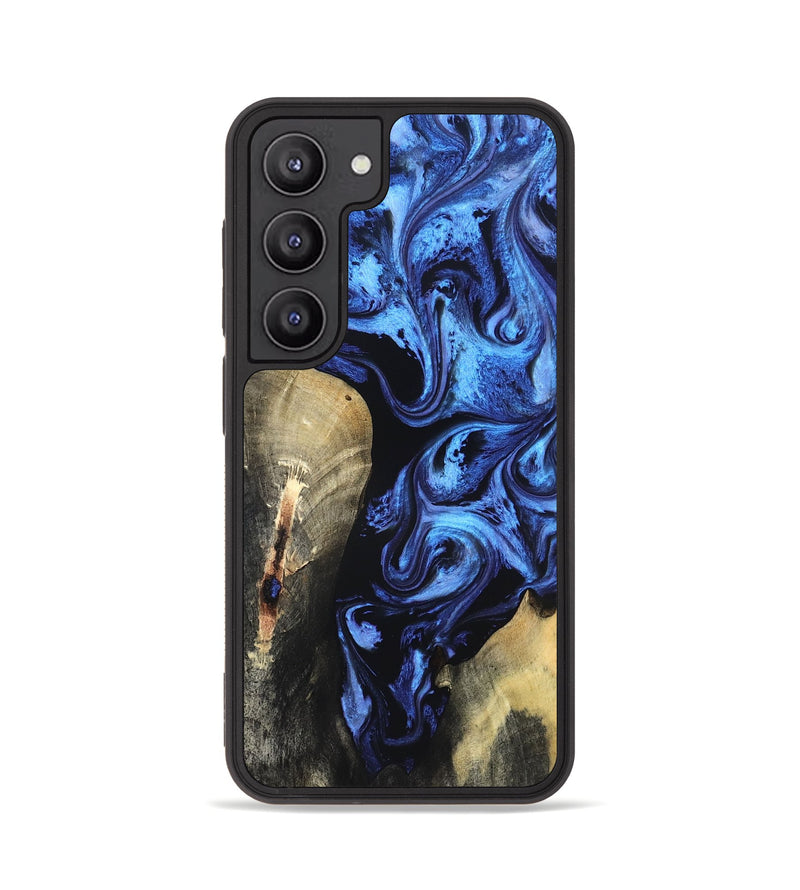 Galaxy S23 Wood Phone Case - Jeana (Blue, 820158)
