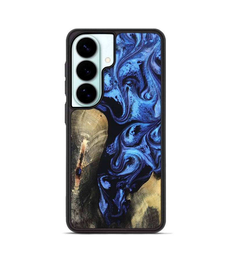 Galaxy S26 Wood Phone Case - Jeana (Blue, 820158)