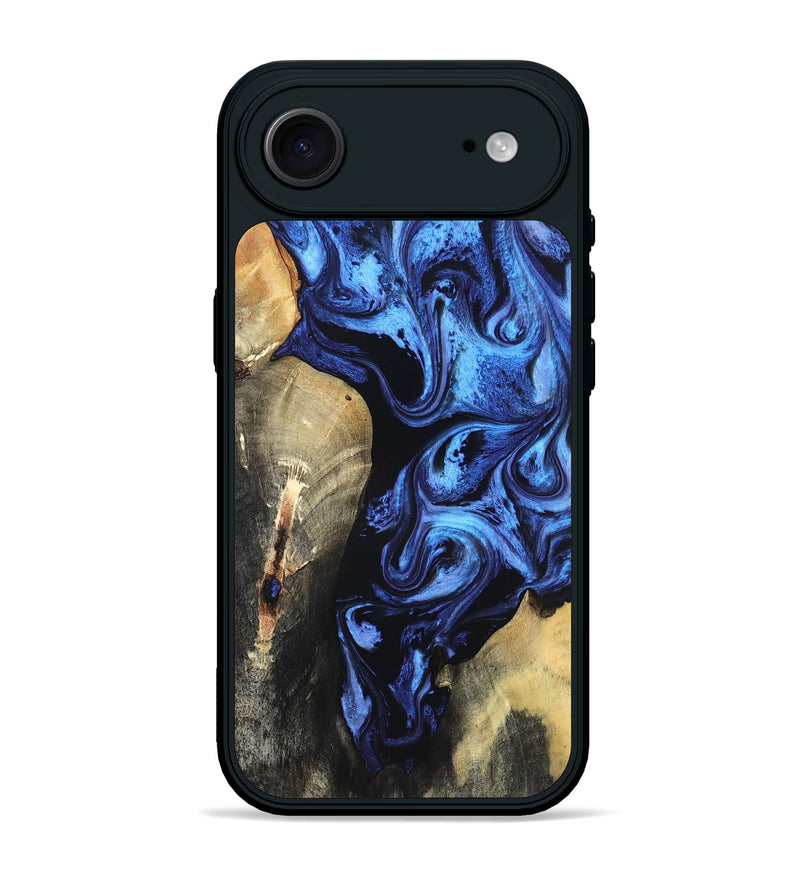 iPhone 17 Air Wood Phone Case - Jeana (Blue, 820158)