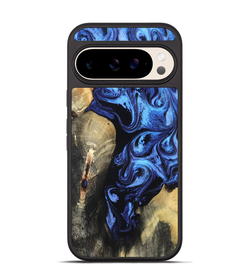 Pixel 10 Wood Phone Case - Jeana (Blue, 820158)