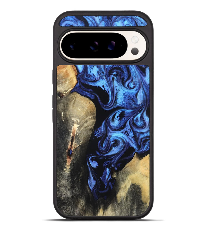Pixel 10 Pro XL Wood Phone Case - Jeana (Blue, 820158)