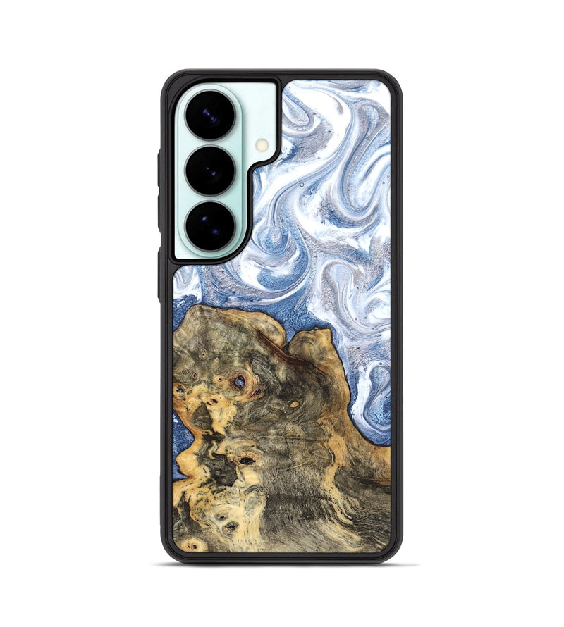 Galaxy S26 Wood Phone Case - Brianna (Blue, 820159)