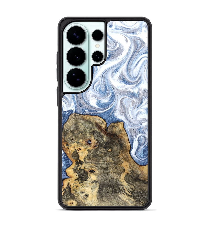 Galaxy S26 Ultra Wood Phone Case - Brianna (Blue, 820159)